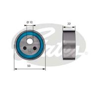 GATES T41154 Timing belt tensioner pulley