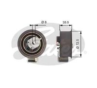 Timing belt tensioner pulley T43020 GATES for VW SEAT AUDI