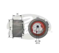 Timing belt tensioner pulley T43151 GATES for VW SKODA AUDI SEAT MITSUBISHI JEEP