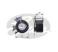 GATES T43231 Timing belt tensioner pulley