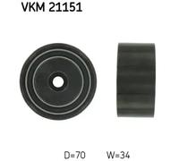 Timing Belt Deflection Pulley/Guide Pulley SKF VKM 21151 Fits Audi Skoda VW A4