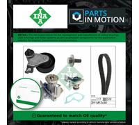Timing Belt & Water Pump Kit fits FORD FIESTA Mk4 1.4 96 to 97 Set INA 1004297