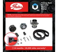 Timing Belt & Water Pump Kit fits AUDI A4 B8 2.0D 07 to 15 Set Gates Quality New