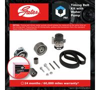 Timing Belt & Water Pump Kit fits AUDI A6 C6 2.0D 04 to 11 CAGB Set Gates New