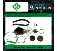Timing Belt & Water Pump Kit fits AUDI COUPE B3 2.6 92 to 96 ABC Set INA Quality