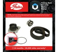 Timing Belt & Water Pump Kit fits CITROEN AX 4x4, GTi 1.4 91 to 96 Set Gates New