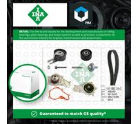 Timing Belt Kit + Water Pump 530 0375 30 INA for FORD PEUGEOT CITROËN VOLVO FIAT