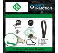 Timing Belt & Water Pump Kit fits CITROEN NEMO AA 1.4D 2008 on Set INA 0816E4