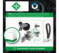 Timing Belt & Water Pump Kit fits FORD COURIER 1.4 96 to 97 FHA Set INA 1004297