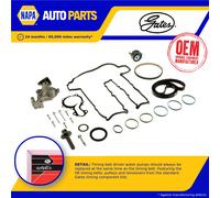 Timing Belt & Water Pump Kit fits FORD FIESTA Mk7 1.1 2017 on Set Gates 2210970
