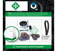 INA 530 0505 31 Water pump and timing belt kit