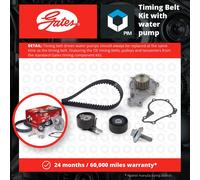Timing Belt & Water Pump Kit fits CITROEN C4 GRAND PICASSO Mk1 1.6D 06 to 11 Set