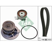 Timing Belt & Water Pump Kit fits OPEL OMEGA B 2.0 94 to 00 Set INA 1334054 New
