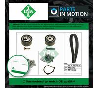 Timing Belt & Water Pump Kit fits CITROEN RELAY 244 2.2D 04 to 06 Set INA 0816G1