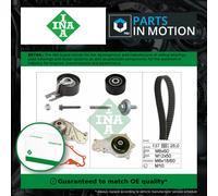 Timing Belt & Water Pump Kit fits PEUGEOT EXPERT VF3, VF3X 1.6D 2007 on Set INA