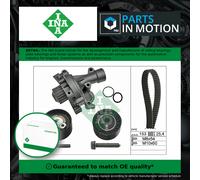 Timing Belt & Water Pump Kit fits PEUGEOT EXPERT VF3, VF3X 2.0 2007 on Set INA