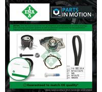 Timing Belt & Water Pump Kit fits PEUGEOT EXPERT VF3, VF3X 2.0D 2009 on Set INA