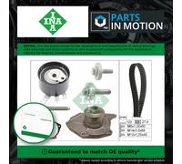 Timing Belt & Water Pump Kit fits RENAULT CLIO Mk2, Mk3 1.5D 2003 on Set INA New