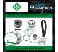 Timing Belt & Water Pump Kit fits SEAT TOLEDO 5P 2.0D 04 to 09 Set INA Quality