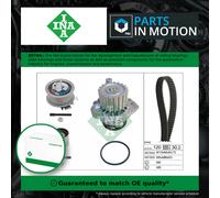 Timing Belt & Water Pump Kit fits VW TRANSPORTER Mk5 1.9D 03 to 09 Set INA New