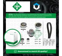 Timing Belt & Water Pump Kit fits VW PASSAT 1.6D 2.0D 08 to 15 Set INA Quality