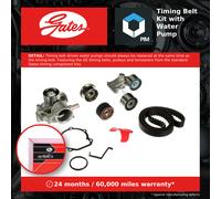 Timing Belt Kit + Water Pump KP15537XS-3 GATES for SUBARU IMPREZA Coupe FORESTER