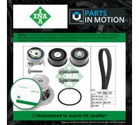 Timing Belt & Water Pump Kit fits VAUXHALL MERIVA A 1.6 03 to 05 Z16XE Set INA