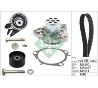 Timing Belt & Water Pump Kit fits VAUXHALL ASTRA H, J 1.9D 2.0D 04 to 20 Set INA