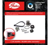 Gates KP25499XS-3 Water Pump & Timing Belt Kit