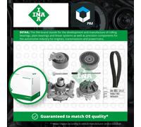 INA 530 0198 30 Water pump and timing belt kit