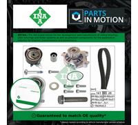 Timing Belt & Water Pump Kit fits VW CRAFTER 2E, 2F 2.5D 06 to 13 Set INA New