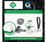 INA 530 0162 30 Water pump and timing belt kit