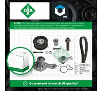 INA 530 0377 30 Water pump and timing belt kit