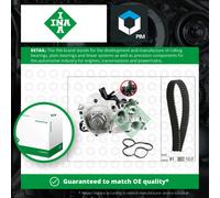 INA 530 0743 30 Water pump and timing belt kit