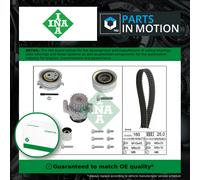 Timing Belt & Water Pump Kit fits VW PASSAT 1.6D 2.0D 08 to 15 Set INA Quality