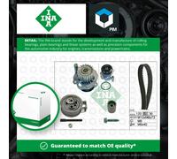INA 530 0091 31 Water pump and timing belt kit