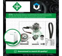 INA Water Pump & Timing Belt Set - Part No - 530069930
