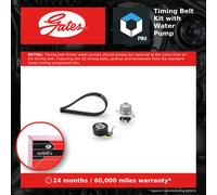 GATES KP15575XS Water pump and timing belt kit