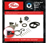 Timing Belt & Water Pump Kit KP1T376HOB Gates Set 788313419 K01T376HOB Quality