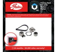Gates KP45600XS Water Pump & Timing Belt Kit Cooling Fits Alfa Romeo Lancia