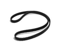 Timing Belt Water Pump Rubber Closed Loop Toothed Pulley Belt Timing DXL Type Double Teeth Black 10mm/12.7mm/15mm Width 150DXL-170DXL(162DXL 81T,10mm)