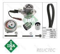 Timing Belt + Water Pump Set Audi VW Seat Skoda:A3,A4,OCTAVIA III 3