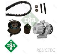 Timing Belt & Water Pump Kit fits SEAT IBIZA 6L1 1.9D 02 to 09 Set INA Quality