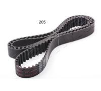 Timing belt with rounded tooth profile 40-02-205 ASHIKA for TOYOTA AVENSIS