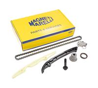 Timing chain kit with one gear and tensioner Magneti Marelli 55258509