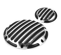 Timing Cover, Timing Chain Cover Black Plating Motorcycle Derby Trimmer Clutch Side Engine Cap Engine Fit for Touring FLD FXD XL883 96-13