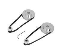 Timing Pulley Set 20 Teeth 60 Teeth Aluminum Synchronous Wheel with 280mm Length 6mm Width Timing Belt for 3D Printer CNC Machine Mechanical Transmission (8mm / 0.31in Bore)