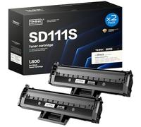 Timink D111L D111S Toner Cartridges Compatible for Samsung MLT D111S MLT-D111L D111S/ELS for Xpress M2026 M2026W M2020 M2020W M2022 M2022W M2021 M2021W M2078W M2070 M2070W M2070FW M2071W(2 Black)