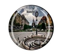 Timisoara Romania Fridge Magnet 3D Crystal Tourist Souvenir Gift Collection Ornaments Refrigerator Magnetic Sticker