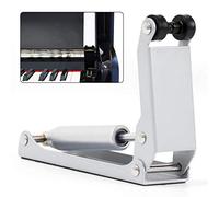 Timiy Piano Slow Soft Fall Device, Steel Piano Hydraulic Pressure Fallboard Decelerator Keyboard Cover Descend Control Device Finger Guard Silver